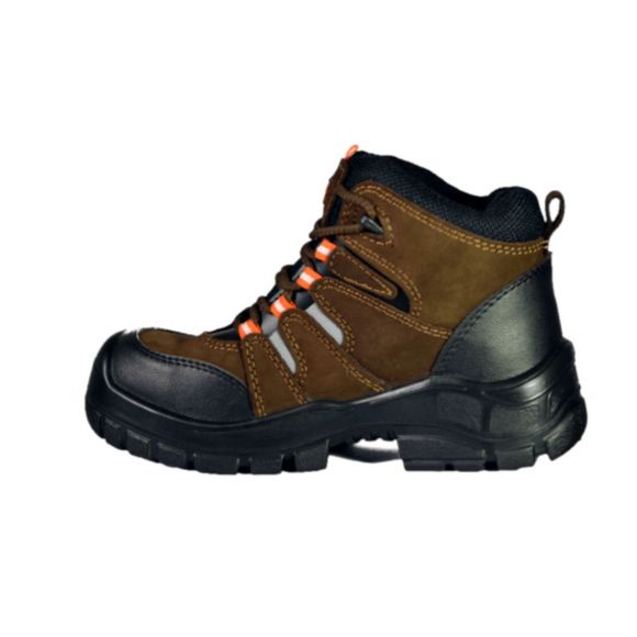 NEW MENS SAFETY WORK BOOTS- IMPACT & SLIP RESISTANT, WATERPROOF | BROWN SIZE 10 - Picture 8 of 11